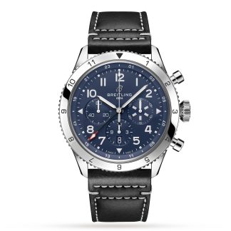 fake luxury Breitling Super AVI B04 Chronograph GMT 46 Tribute to Vought F4U Corsair Watch Leather AB04451A1C1X1