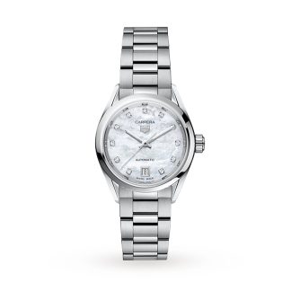 fake luxury TAG Heuer Carrera Three-Hand 29mm Automatic Ladies Watch Stainless Steel WBN2412.BA0621