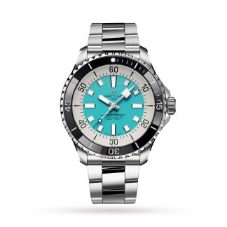 fake wrist Breitling Superocean Automatic 44 Stainless Steel Watch Stainless Steel A17376211L2A1