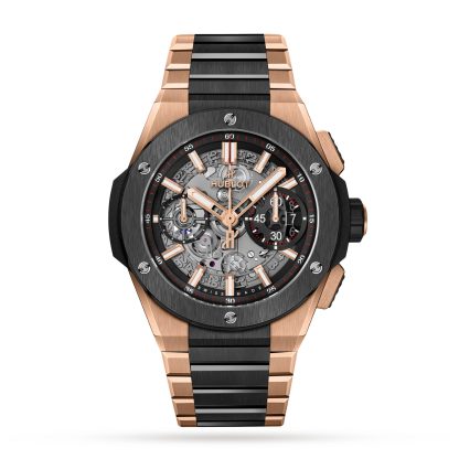 fake wrist Hublot Big Bang Integrated King Gold Ceramic 42mm Mens Watch Ceramic 451.OM.1180.OM