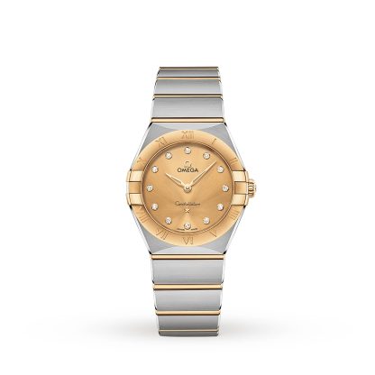 fake wrist Omega Constellation Manhattan 28mm Ladies Watch Stainless Steel O13120286058001