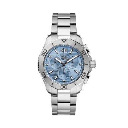 fake wrist TAG Heuer Aquaracer Chronograph 40mm Mens Watch Blue Stainless Steel CBP1112.BA0627