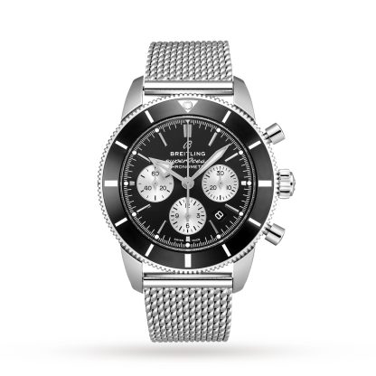 fashion designer Breitling Superocean Heritage B01 Chronograph 44 Stainless Steel Watch Stainless Steel AB0162121B1A1