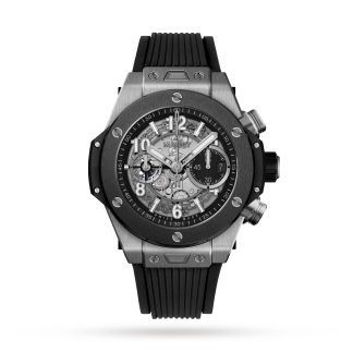 fashion designer Hublot Big Bang Unico Titanium 44mm Mens Watch Rubber 421.NM.1170.RX