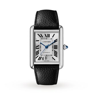 fashion luxury Cartier Tank Must Extra-Large Model Automatic Movement Steel Leather Calfskin WSTA0040