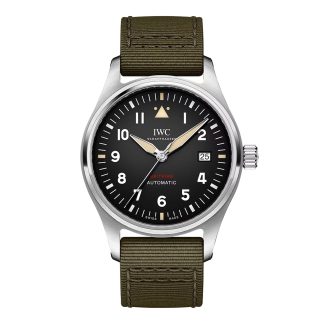 fashion luxury IWC Pilot Automatic Spitfire 39mm Mens Watch Black Fabric IW326805