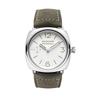 fashion luxury Panerai Radiomir Officine 45mm Mens Watch White Calfskin PAM01384