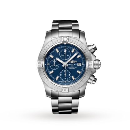 high quality designer Breitling Avenger Chronograph 43 Stainless Steel Watch Stainless Steel A13385101C1A1