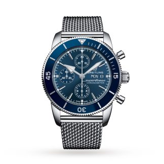 high quality designer Breitling Superocean Heritage Chronograph 44 Stainless Steel Watch Stainless Steel A13313161C1A1