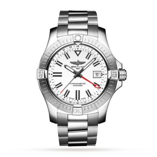 high quality luxury Breitling Avenger Automatic GMT 43 Stainless Steel Watch Stainless Steel A32397101A1A1