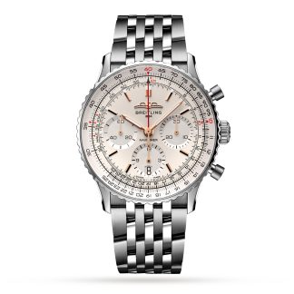 hot sale designer Breitling Navitimer B01 Chronograph 41 Stainless Steel Watch Stainless Steel AB0139211G1A1