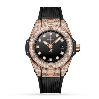 hot sale designer Hublot Big Bang One Click Kings Gold 33mm Rubber 485.OX.1280.RX.1604