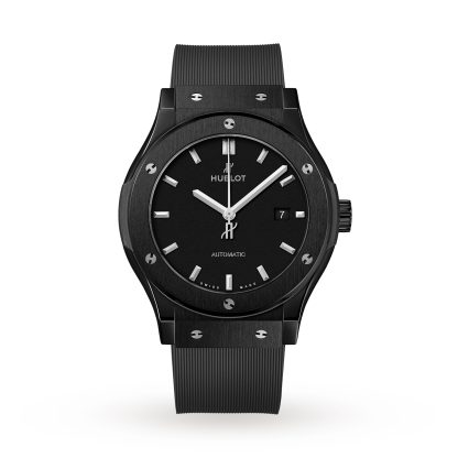 hot sale designer Hublot Classic Fusion Black Magic 42mm Rubber 542.CM.1171.RX