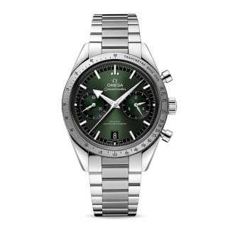 hot sale designer Omega Speedmaster 57 Co-Axial Master Chronometer Chronograph 40.5mm Mens Watch Green Stainless Steel O33210415110001