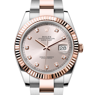 hot sale designer Rolex Datejust 41 Oystersteel and Everose gold M126331-0007