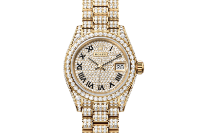 hot sale designer Rolex Lady-Datejust yellow gold and diamonds M279458RBR-0001