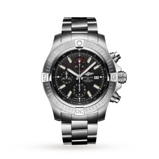 hot sale luxury Breitling Super Avenger Chronograph 48 Stainless Steel Watch Stainless Steel A13375101B1A1