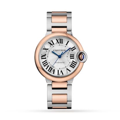 hot sale luxury Cartier Ballon Bleu De Cartier Watch 36 Mm Mechanical Movement With Automatic Winding. Steel Case Rose Gold Steel & Rose Gold W2BB0033