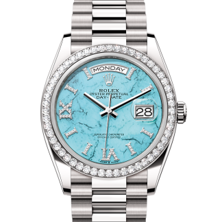 hot sale luxury Rolex Day-Date 36 white gold and diamonds M128349RBR-0031