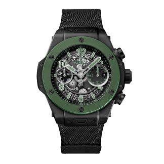 replica designer Hublot Big Bang Unico 42mm Mens Watch Green The Watches Of Switzerland Group Exclusive Fabric 441.CG.1199.RX.WOG23