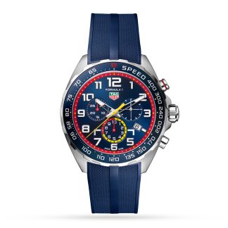 replica designer TAG Heuer Formula 1 x Red Bull Racing Special Edition Chronograph Quartz Mens 43mm Rubber CAZ101AL.FT8052