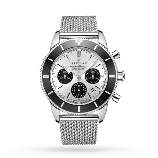 replica luxury Breitling Superocean Heritage B01 Chronograph 44 Stainless Steel Watch Stainless Steel AB0162121G1A1