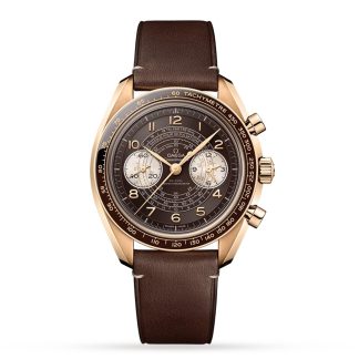 replica luxury Omega Speedmaster Chronoscope Co-Axial Master Chronometer Chronograph 43 MM Leather O32992435110001