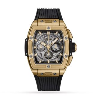 wholesale designer Hublot Spirit Of Big Bang Yellow Gold 42mm Rubber 642.VX.0130.RX