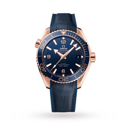 wholesale designer Omega Seamaster Planet Ocean 600m Co-Axial 43.5mm Mens Watch Leather O21563442103001