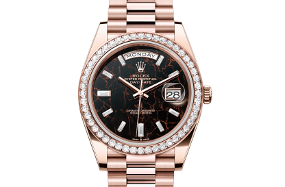 wholesale designer Rolex Day-Date 40 Everose gold and diamonds M228345RBR-0016