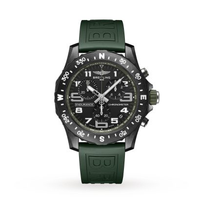 wholesale luxury Breitling Endurance Pro 44 Green Watch Rubber X82310D31B1S1