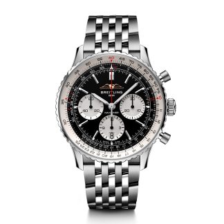 wholesale luxury Breitling Navitimer B01 Chronograph 43 Black Watch Stainless Steel AB0138211B1A1