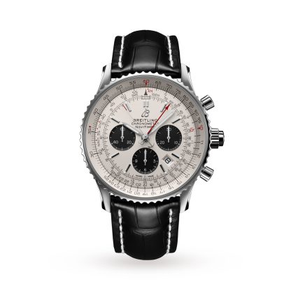 wholesale luxury Breitling Navitimer B03 Chronograph Rattrapante 45 Watch Crocodile Leather AB0311211G1P1