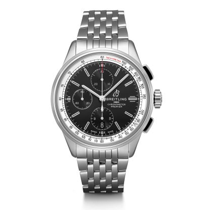 wholesale luxury Breitling Premier Chronograph 42 Stainless Steel Watch Stainless Steel A13315351B1A1