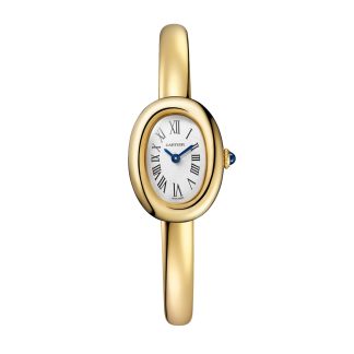 wholesale luxury Cartier Baignoire De Cartier Watch Mini Model Quartz movement 18K Yellow Gold Yellow Gold WGBA0035