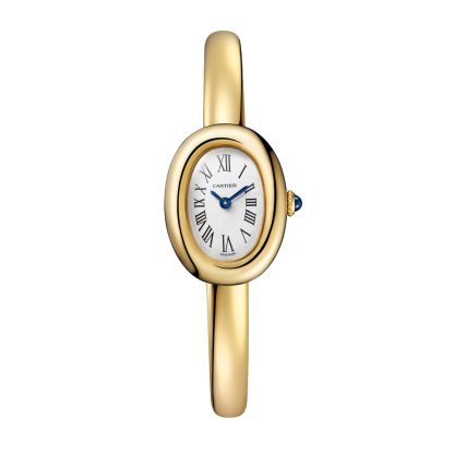 wholesale luxury Cartier Baignoire De Cartier Watch Mini Model Quartz movement 18K Yellow Gold Yellow Gold WGBA0035