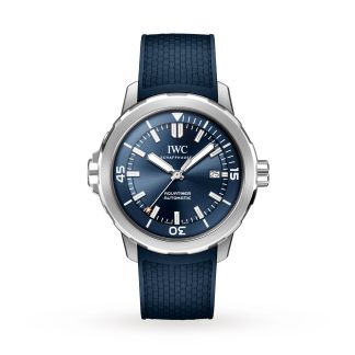 wholesale luxury IWC Aquatimer Automatic 42mm Mens Watch Blue Rubber IW328801