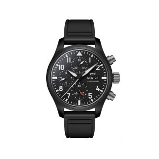 wholesale luxury IWC Pilot Chronograph Top Gun 41mm Mens Watch Rubber IW389401