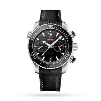 wholesale luxury Omega Seamaster Planet Ocean Chronograph 45.5mm Mens Watch Leather O21533465101001